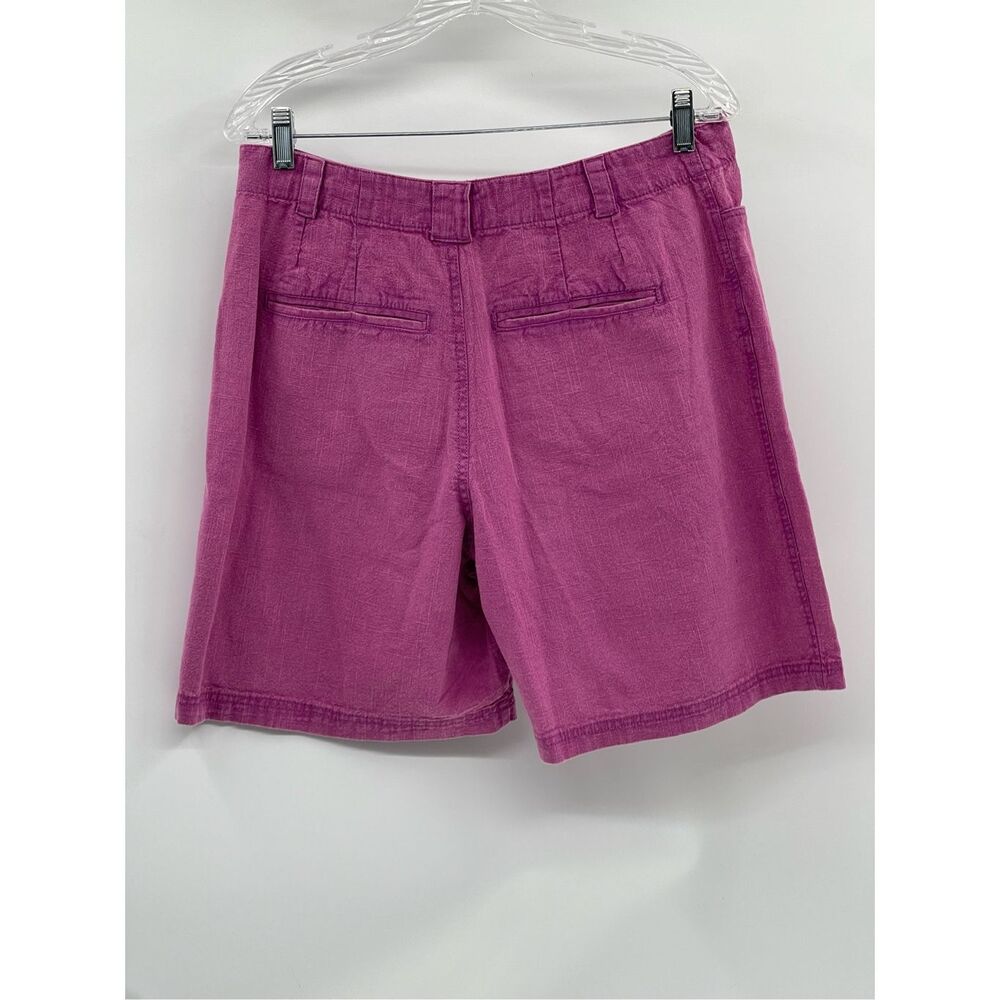 Free People Say So Trouser Shorts Women 8 Purple Pink Summer Bloom Cotton New - Picture 3 of 13